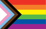 multi-coloured Pride Flag